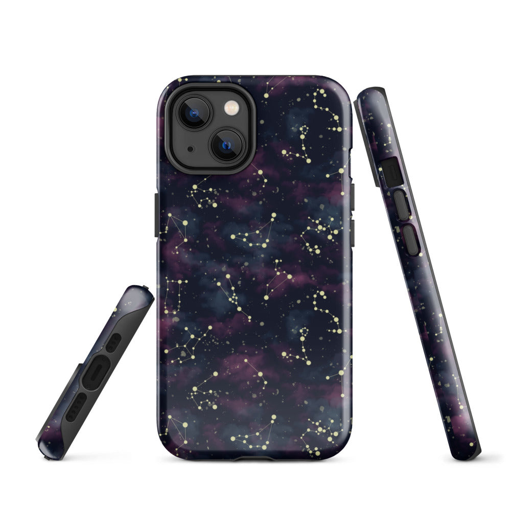 Star Constellations Tough Case for iPhone 14 - Glossy Finish - https://ascensionemporium.net